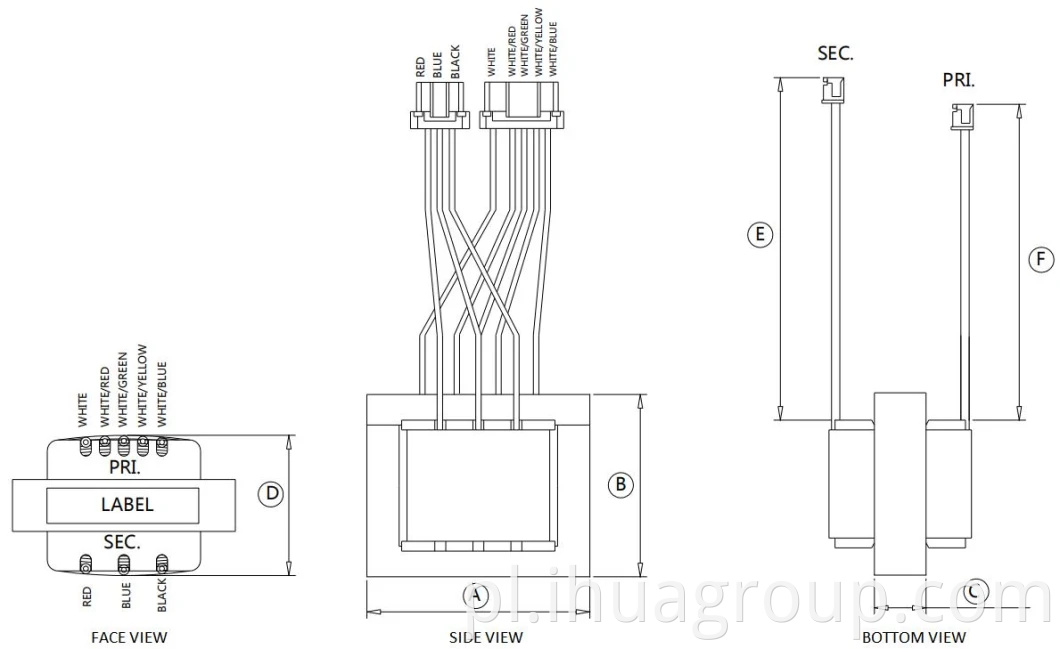 Niska częstotliwość EI41 AC do DC Electronics Communication Power Transformer dla elektronarzędzi